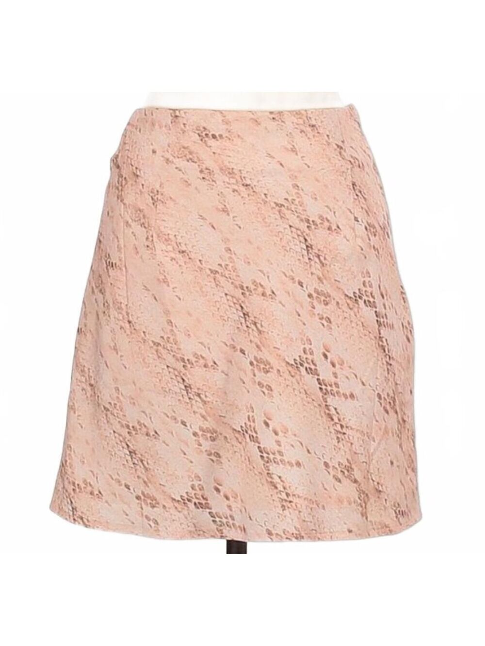 Princess Polly Jayden Mini Skirt Pink and Cream, High Waisted, Size 4, Party